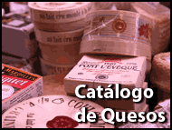 catálogo de quesos